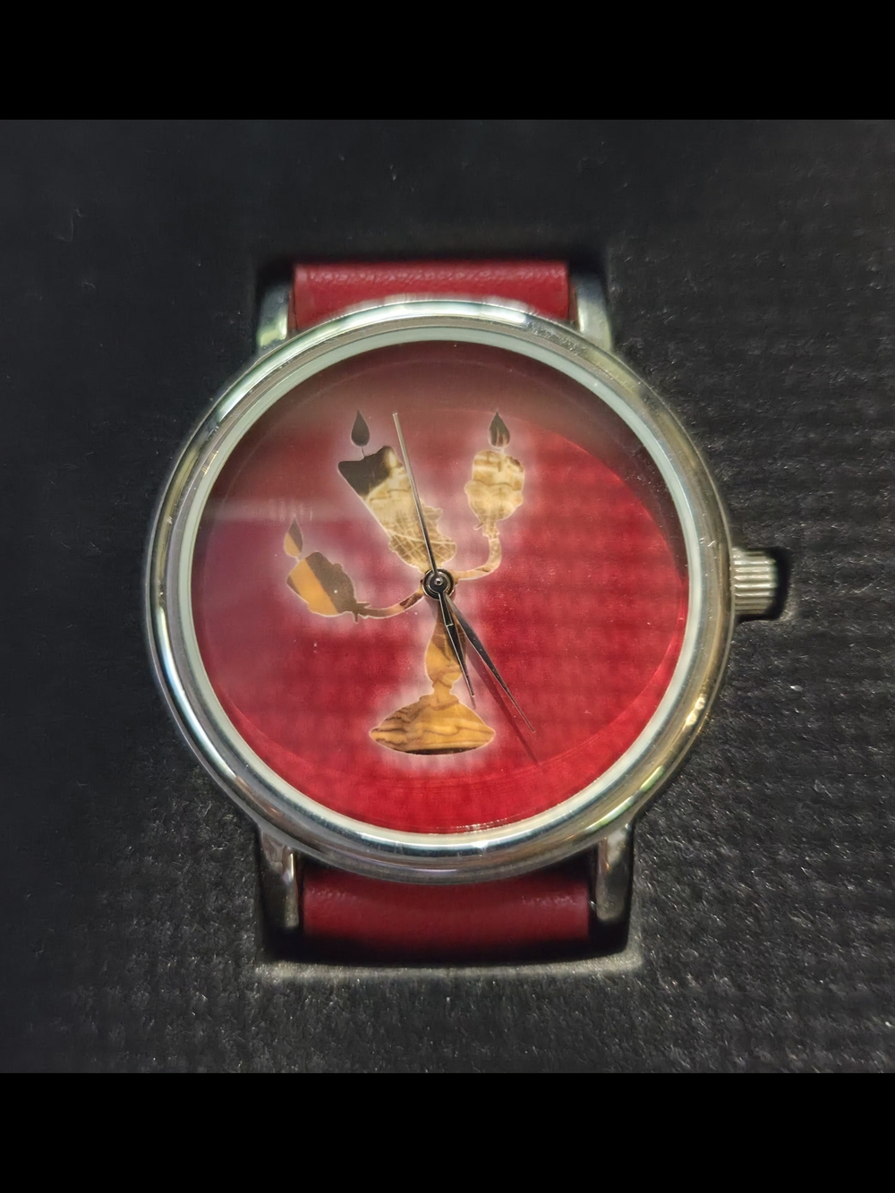 Disney Exclusive Cast Member Wristwatch Beauty And The Beast Lumiere - Rare